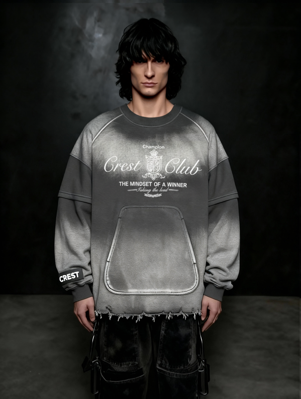 Crest Club Winner Washed Sweat